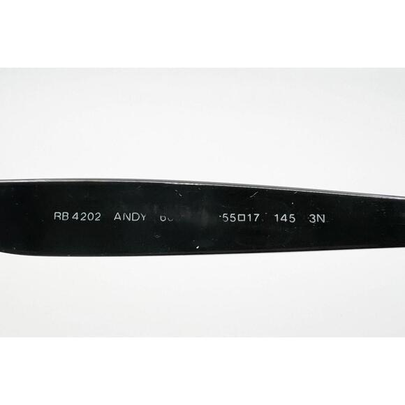 Ray-Ban RB 4202 ANDY 6069/71  3N Black Sunglasses Frame 55-17-145 19416 - Picture 5 of 7